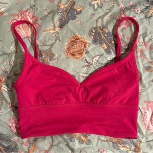 Lululemon raspberry pink sports bra